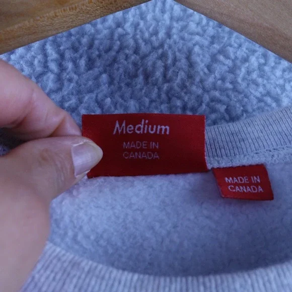 Supreme Classic Logo‎ Crewneck Pullover Sweatshirt Heather Grey Men's Medium